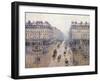 L'Avenue De L'Opéra, Snow, Morning, 1898-Camille Pissarro-Framed Giclee Print