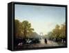 L'avenue des Champs-Elysées-Félix Ziem-Framed Stretched Canvas