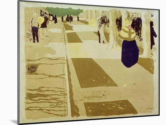 L'Avenue (The Street), 1897-98-Edouard Vuillard-Mounted Giclee Print