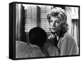 L'AVVENTURA, 1960 directed by MICHELANGELO ANTONIONI Gabriele Ferzetti / Monica Vitti (b/w photo)-null-Framed Stretched Canvas