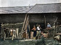 Borgund Stave Church, Sogn Og Fjordane, Norway, C1890-L Boulanger-Stretched Canvas