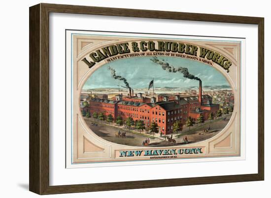 L. Candee and Co., Rubber Works-Punderson & Crisand-Framed Art Print