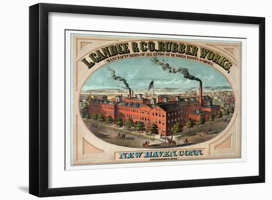 L. Candee and Co., Rubber Works-Punderson & Crisand-Framed Art Print