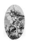 Jupiter Hurling Thunderbolts at the Vices, 1554-1556-L Chapon-Laminated Giclee Print