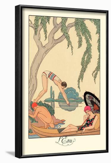 L'Eau-Georges Barbier-Framed Art Print