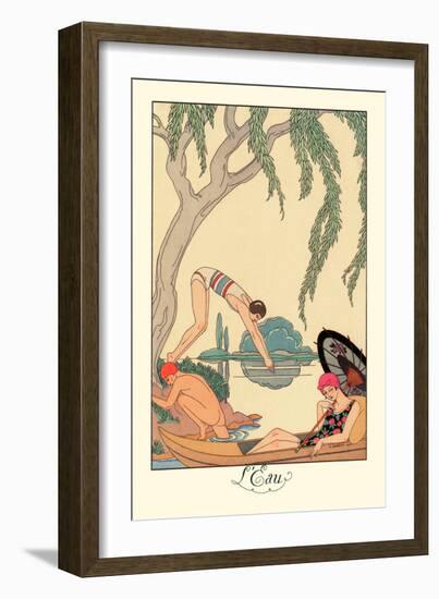 L'Eau-Georges Barbier-Framed Art Print