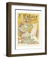 L'Eclair, Journal Politique Independent-H^ Thomas-Framed Art Print