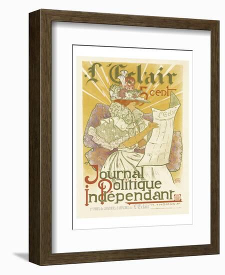 L'Eclair, Journal Politique Independent-H^ Thomas-Framed Art Print