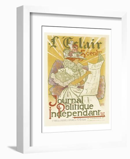 L'Eclair, Journal Politique Independent-H^ Thomas-Framed Art Print