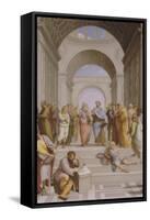 L'Ecole d'Ath?s-Raffaello Sanzio-Framed Stretched Canvas