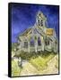 L'Eglise d'Auvers-sur-Oise-Vincent van Gogh-Framed Stretched Canvas