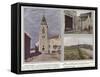 L'Eglise De Barcy, Barcy, Tranchees Francaises-Jules Gervais-Courtellemont-Framed Stretched Canvas