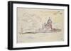 L'église de la Salute et la lagune-Paul Signac-Framed Giclee Print