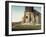 L'église de Montmartre, avec la tour du télégraphe Chappe-Etienne Bouhot-Framed Giclee Print