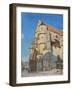 L'Eglise de Moret (le soir)-Alfred Sisley-Framed Giclee Print