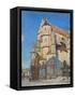 L'Eglise de Moret (le soir)-Alfred Sisley-Framed Stretched Canvas