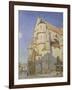 L'Eglise de Moret (Le soir)-Alfred Sisley-Framed Giclee Print