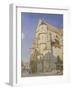 L'Eglise de Moret (Le soir)-Alfred Sisley-Framed Giclee Print