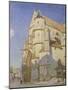 L'Eglise de Moret (Le soir)-Alfred Sisley-Mounted Giclee Print