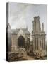 L'église des Feuillants en démolition-Hubert Robert-Stretched Canvas