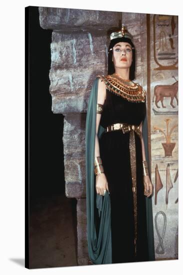 L'egyptien (THE EGYPTIAN) by Michael Curtiz with Gene Tierney, 1954 (photo)-null-Stretched Canvas