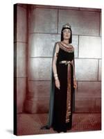 L'egyptien (THE EGYPTIAN) by Michael Curtiz with Gene Tierney, 1954 (photo)-null-Stretched Canvas