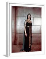 L'egyptien (THE EGYPTIAN) by Michael Curtiz with Gene Tierney, 1954 (photo)-null-Framed Photo