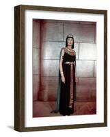 L'egyptien (THE EGYPTIAN) by Michael Curtiz with Gene Tierney, 1954 (photo)-null-Framed Photo