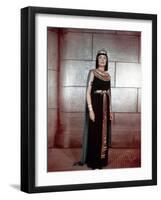 L'egyptien (THE EGYPTIAN) by Michael Curtiz with Gene Tierney, 1954 (photo)-null-Framed Photo