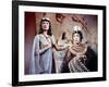 L'egyptien (THE EGYPTIAN) by Michael Curtiz with Gene Tierney and Judith Evelyn, 1954 (photo)-null-Framed Photo