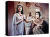 L'egyptien (THE EGYPTIAN) by Michael Curtiz with Gene Tierney and Judith Evelyn, 1954 (photo)-null-Stretched Canvas