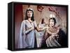 L'egyptien (THE EGYPTIAN) by Michael Curtiz with Gene Tierney and Judith Evelyn, 1954 (photo)-null-Framed Stretched Canvas