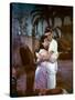 L'egyptien (THE EGYPTIAN) by Michael Curtiz with Jean Simmons and Edmund Purdom, 1954 (photo)-null-Stretched Canvas