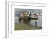 L'embarcadere sur la Seine-Frank Myers Boggs-Framed Premium Giclee Print