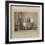 L'empereur François Joseph 1er (1830-1916), l'archiduc Charles-Louis, l'archiduc Louis-Victor,-Ludwig Angerer-Framed Giclee Print