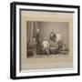 L'empereur François Joseph 1er (1830-1916), l'archiduc Charles-Louis, l'archiduc Louis-Victor,-Ludwig Angerer-Framed Giclee Print