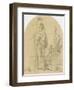 L'empereur Napoléon Ier se couronnant lui-même-Jacques-Louis David-Framed Giclee Print