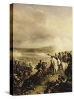 L'empereur Napoléon Ier sur le champ de bataille de Heilsberg, le 11 juin 1807-Joseph Nicolas Jouy-Stretched Canvas