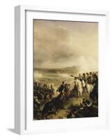 L'empereur Napoléon Ier sur le champ de bataille de Heilsberg, le 11 juin 1807-Joseph Nicolas Jouy-Framed Giclee Print