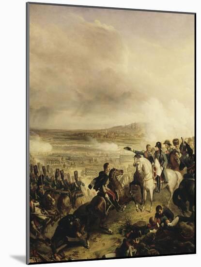 L'empereur Napoléon Ier sur le champ de bataille de Heilsberg, le 11 juin 1807-Joseph Nicolas Jouy-Mounted Giclee Print