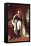 L'empereur Napoléon III (1808-1873) en pied-Franz Xaver Winterhalter-Framed Stretched Canvas