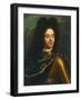 L'empereur Pierre I Le Grand - Portrait of Emperor Peter I the Great (1672-1725), by Schalcken, God-Godfried Schalken Or Schalcken-Framed Giclee Print