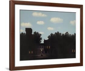 L'Empire des Lumieres-Rene Magritte-Framed Art Print