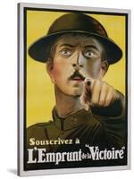 L'Emprunt De La "Victoire" Recruitment Poster-null-Stretched Canvas