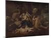 L'enfance de Bacchus-Nicolas Poussin-Mounted Giclee Print