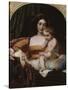 L'Enfance de Pic de La Mirandole-Paul Delaroche-Stretched Canvas