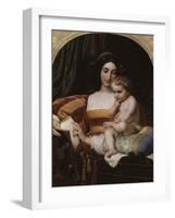 L'Enfance de Pic de La Mirandole-Paul Delaroche-Framed Giclee Print