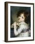 L'Enfant a La Poupee, a Child with a Doll-Jean-Baptiste Greuze-Framed Giclee Print