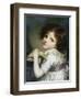 L'Enfant a La Poupee, a Child with a Doll-Jean-Baptiste Greuze-Framed Giclee Print