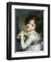 L'Enfant a La Poupee, a Child with a Doll-Jean-Baptiste Greuze-Framed Giclee Print